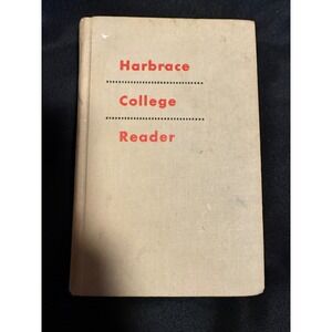 Vntg 1959 Harbrace College Reader Schorer, Durham, Jones Harcourt Brace Textbook